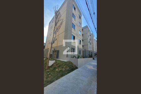 Fachada do bloco de apartamento à venda com 2 quartos, 44m² em Campo Grande, Rio de Janeiro