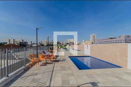 Área comum - Piscina de apartamento à venda com 2 quartos, 37m² em Cambuci, São Paulo