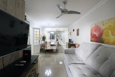 Sala de apartamento para alugar com 3 quartos, 100m² em Jardim Praiano, Guarujá