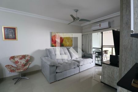 Sala de apartamento para alugar com 3 quartos, 100m² em Jardim Praiano, Guarujá