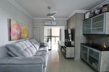 Sala de apartamento para alugar com 3 quartos, 100m² em Jardim Praiano, Guarujá