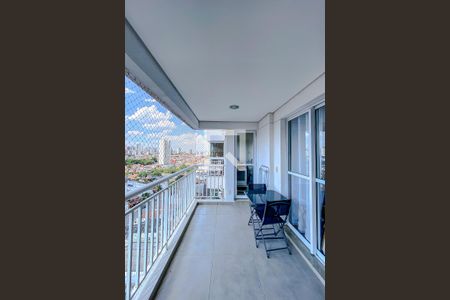 Varanda da Sala de apartamento à venda com 2 quartos, 89m² em Vila Bertioga, São Paulo