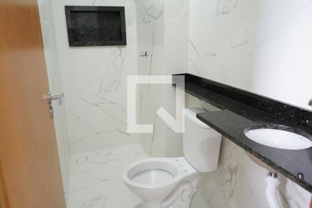 Banheiro de apartamento à venda com 1 quarto, 27m² em Vila Invernada, São Paulo