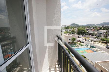 Varanda da Sala de apartamento para alugar com 2 quartos, 48m² em Anil, Rio de Janeiro