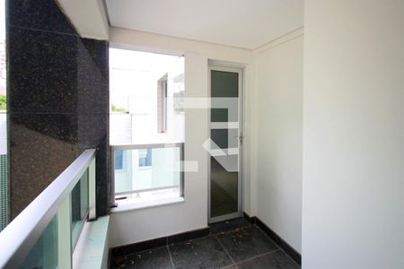 Varanda da Suite de apartamento à venda com 4 quartos, 120m² em Buritis, Belo Horizonte