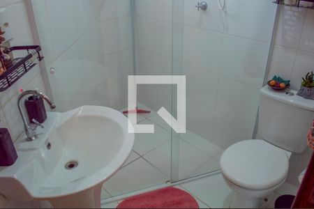 Banheiro de casa de condomínio para alugar com 1 quarto, 48m² em Jardim Betania, Sorocaba