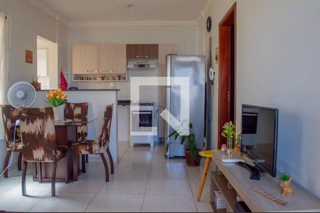 Sala de casa de condomínio para alugar com 1 quarto, 48m² em Jardim Betania, Sorocaba