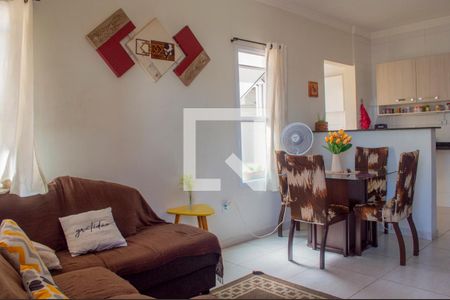 Sala de casa de condomínio para alugar com 1 quarto, 48m² em Jardim Betania, Sorocaba