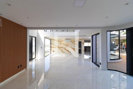 Sala de casa de condomínio à venda com 4 quartos, 450m² em Swiss Park, Campinas