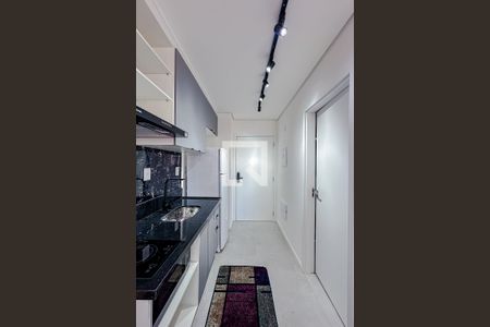 Cozinha de kitnet/studio para alugar com 1 quarto, 25m² em Vila Regente Feijó, São Paulo