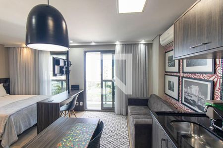 Sala/Quarto de apartamento para alugar com 1 quarto, 35m² em Centro, Curitiba