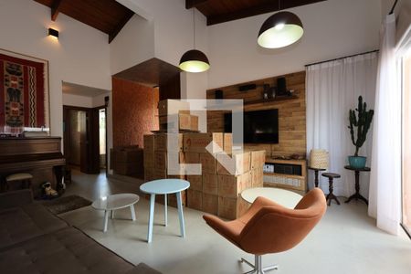 Sala de casa de condomínio à venda com 4 quartos, 380m² em Alphaville Nova Lima, Nova Lima