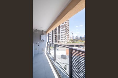 Varanda do Studio de kitnet/studio à venda com 1 quarto, 27m² em Jardim das Acacias, São Paulo