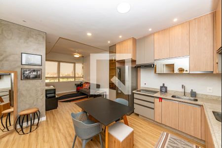 Sala de apartamento para alugar com 1 quarto, 45m² em Barro Preto, Belo Horizonte