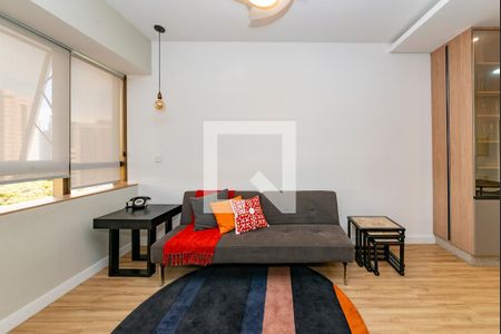 Sala de apartamento para alugar com 1 quarto, 45m² em Barro Preto, Belo Horizonte