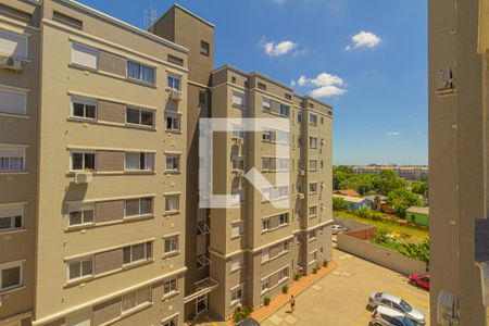Vista da Sala de apartamento à venda com 2 quartos, 48m² em Estância Velha, Canoas