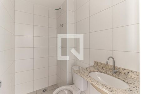 Banheiro de kitnet/studio à venda com 1 quarto, 20m² em Santa Ifigênia, São Paulo