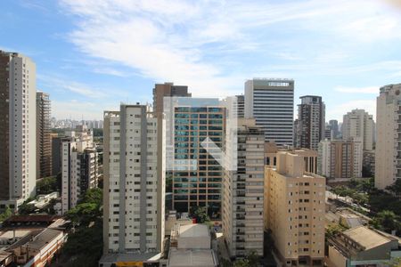 Vista da Varanda de apartamento para alugar com 1 quarto, 47m² em Moema, São Paulo