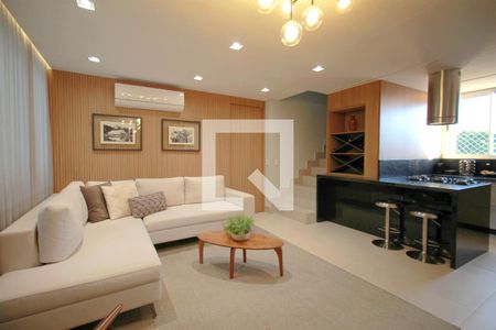 Sala de apartamento à venda com 3 quartos, 233m² em Cidade Nova, Belo Horizonte