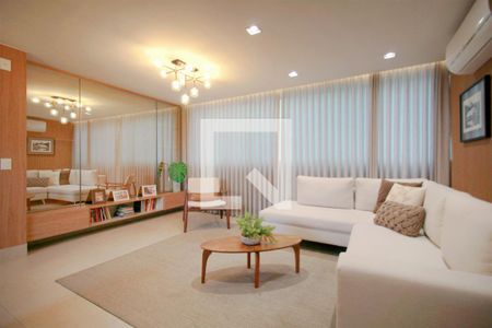 Sala de apartamento à venda com 3 quartos, 233m² em Cidade Nova, Belo Horizonte