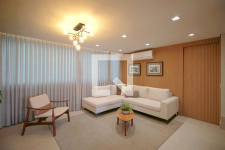 Sala de apartamento à venda com 3 quartos, 233m² em Cidade Nova, Belo Horizonte