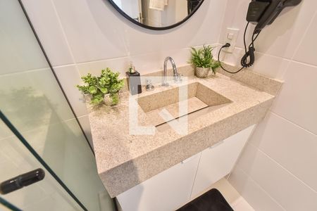 Banheiro de kitnet/studio para alugar com 1 quarto, 19m² em Alto do Ipiranga, São Paulo