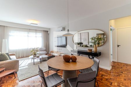 Sala de apartamento para alugar com 3 quartos, 110m² em Santa Cecilia, São Paulo