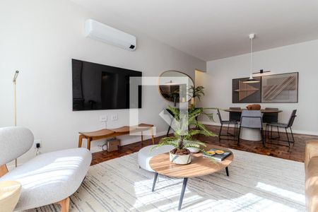 Sala de apartamento para alugar com 3 quartos, 110m² em Santa Cecilia, São Paulo
