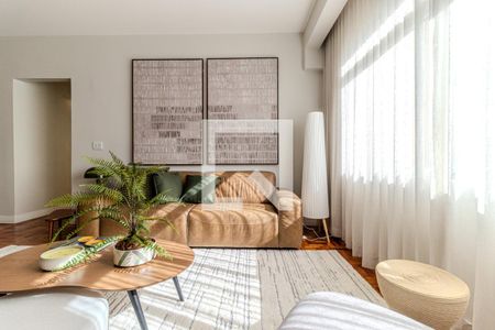 Sala de apartamento para alugar com 3 quartos, 110m² em Santa Cecilia, São Paulo