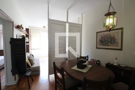 Sala de apartamento para alugar com 1 quarto, 43m² em Barra Funda, Guarujá
