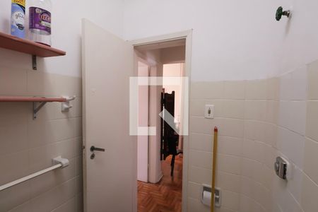 Banheiro Social de apartamento para alugar com 1 quarto, 43m² em Barra Funda, Guarujá