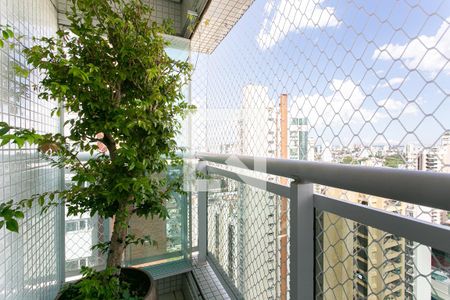 Varanda da Suíte 1 de apartamento para alugar com 3 quartos, 173m² em Vila Gomes Cardim, São Paulo
