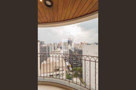 Varanda da Sala de apartamento para alugar com 2 quartos, 100m² em Itaim Bibi, São Paulo