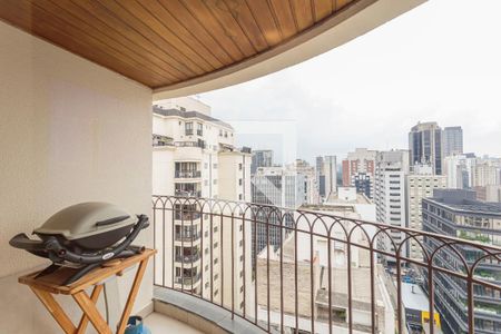 Varanda da Sala de apartamento para alugar com 2 quartos, 100m² em Itaim Bibi, São Paulo