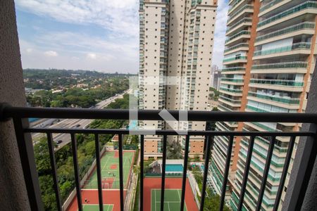 Vista da Sala de kitnet/studio à venda com 1 quarto, 24m² em Brooklin, São Paulo