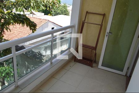 Varanda da Suíte  de casa à venda com 3 quartos, 350m² em Tanque, Rio de Janeiro