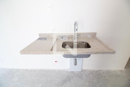 Cozinha de kitnet/studio à venda com 1 quarto, 32m² em Brooklin, São Paulo