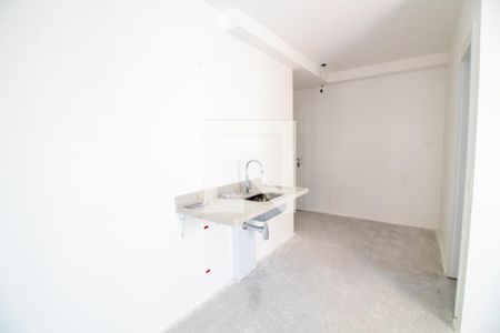 Cozinha de kitnet/studio à venda com 1 quarto, 32m² em Brooklin, São Paulo