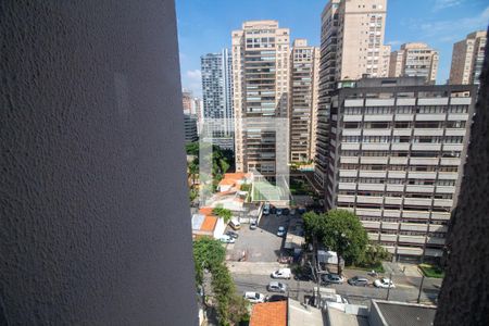 Vista da Sala de kitnet/studio à venda com 1 quarto, 32m² em Brooklin, São Paulo