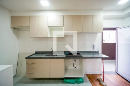 Cozinha de apartamento para alugar com 1 quarto, 30m² em Vila Carrão, São Paulo