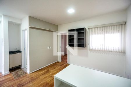 Sala e cozinha de apartamento para alugar com 1 quarto, 30m² em Vila Carrão, São Paulo