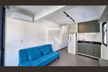 Sala/Cozinha de apartamento à venda com 1 quarto, 37m² em Pompeia, São Paulo