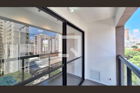 Varanda de apartamento à venda com 1 quarto, 37m² em Pompeia, São Paulo
