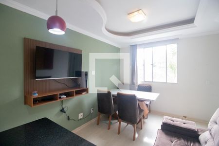 Sala de apartamento à venda com 2 quartos, 54m² em Angola, Betim