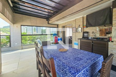 Área de Lazer privativa de apartamento para alugar com 3 quartos, 230m² em Jardim Las Palmas, Guarujá