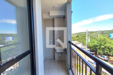 Varanda da Sala de apartamento à venda com 2 quartos, 42m² em Residencial Parque da Fazenda, Campinas