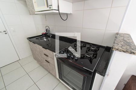 Sala/cozinha de apartamento para alugar com 1 quarto, 26m² em Cambuci, São Paulo