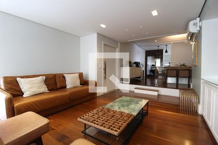 Sala de apartamento à venda com 3 quartos, 130m² em Indianópolis, São Paulo