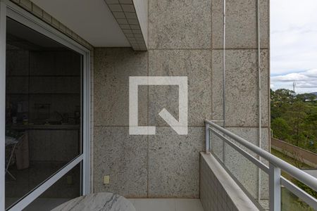 Varanda da Sala de apartamento para alugar com 2 quartos, 75m² em Vila da Serra, Nova Lima