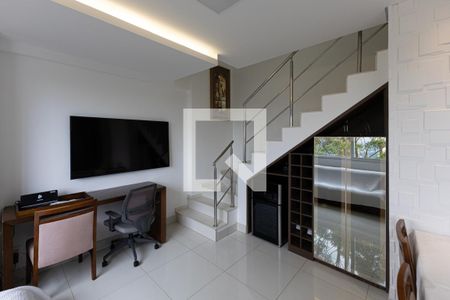 Sala de apartamento para alugar com 2 quartos, 75m² em Vila da Serra, Nova Lima
